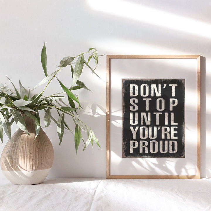 Motivational Quotes Wall Decor - Motivation Quote - Classroom, Home Office Decor - positive Sayings - Entrepreneur Gifts - Inspiring Wall Decor - Gym poster - Inspirational Gifts for Men, Women