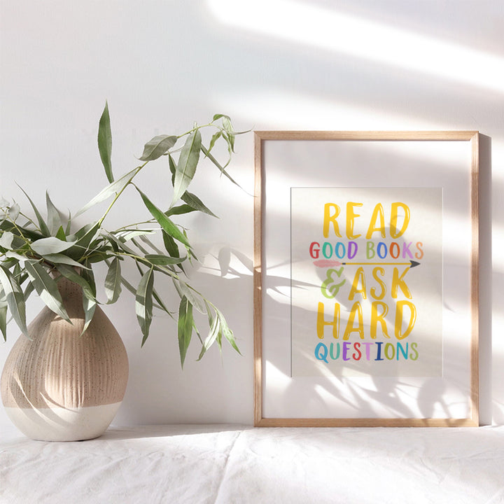 Motivational Wall Art For Kids Room Decor - positive affirmation Wall Decor For Toddler And Child Bedroom, Inspirational Wall Decor For Home School Classroom - Unique Gift for Moms, Dads, Teachers