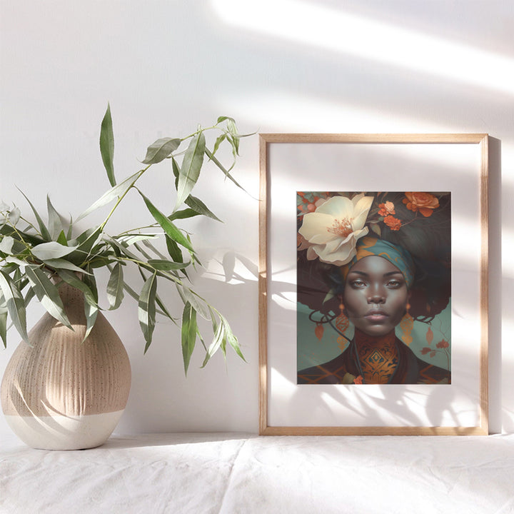 African American Wall Art for Women - Boho-chic Home Decor for Women, Black women African Americans - African American Art - Black Girl Wall Art - African American Wall Decor - African American Decor