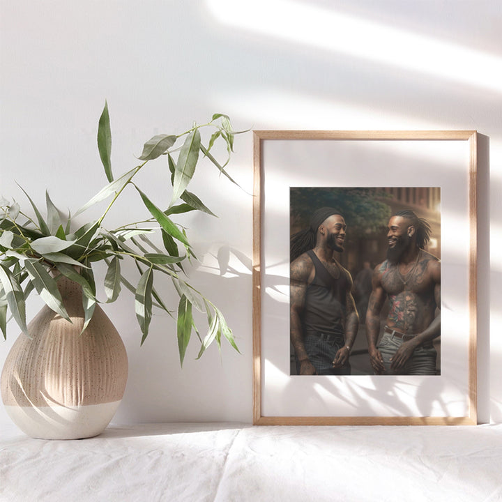 African American Decor for Black women - Sexy Black Men, Man- African American Wall Art & Decor for African Americans, Black Girl - Black Woman Wall Art - Black Culture - Black Pride