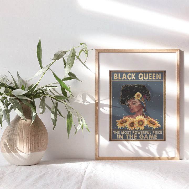 Black Women, African American Women, African American Woman - Positive Quotes Wall Decor - Afro-American Wall Art - Black Wall Art - African American Wall Decor - Black Woman Poster - Black Culture