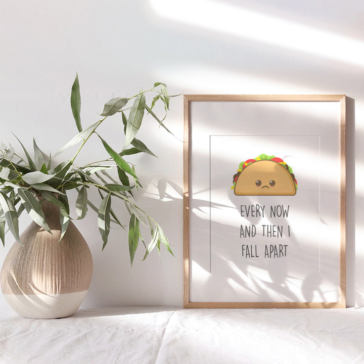 Kitchen Decor - Dining Room Decor - Restaurant Cafe Wall Decor - Unique Housewarming Gift for Chef, Cook - Funny Wall Art - Home Decoration Picture Print - 8x10 Taco