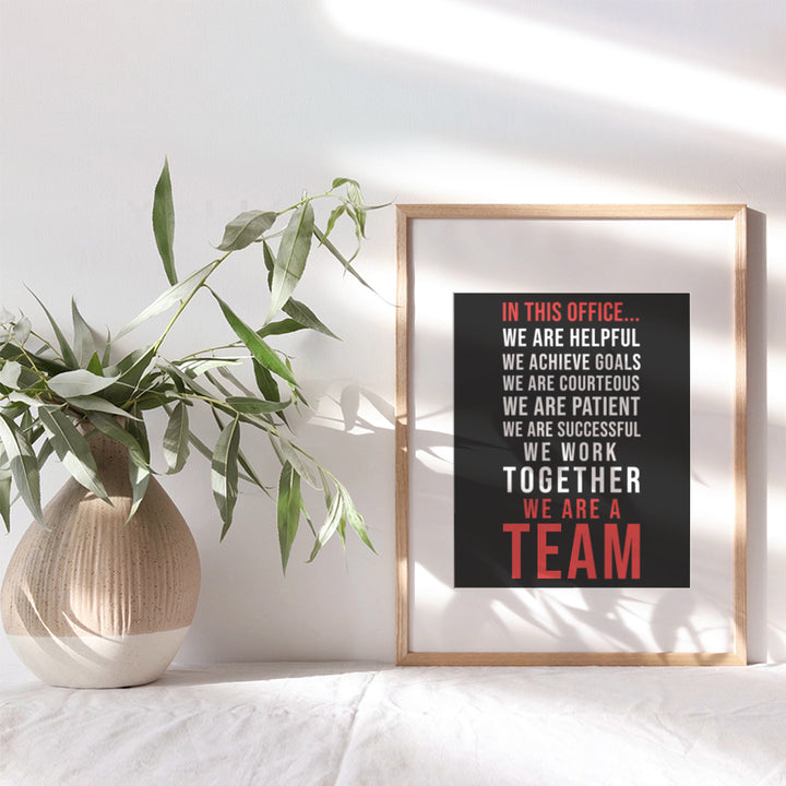 Motivational Office Art Print - Inspirational Typography Wall Art Poster - Unique Home Decor and Gift for Entrepreneurs, Managers, Boss, Leaders - 8x10 Photo Unframed