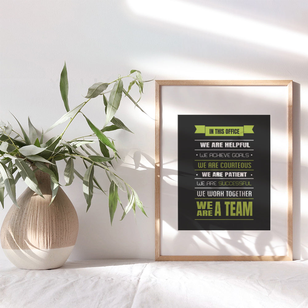 Motivational Quote Art Print - Inspirational Teamwork Wall Art Poster - Contemporary Chic Home Decor for Office, Desk or Workspace - Gift for Boss, Manager, Team Leader, Entrepreneur - 8x10 Unframed