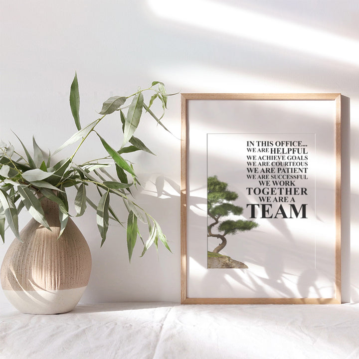 Motivational Home Office Wall Art & Decor - LARGE 11x14 - Motivational Posters - Inspirational Quotes - Success Wall Art - Team Teamwork Sayings Prints - Unique Gift for Boss, Manager