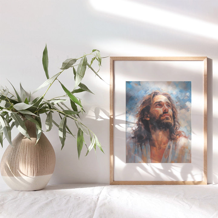 Jesus Christ Christian Wall Art - Religious Wall Art - inspiring Wall Art & Decor - spiritual Gift - Catholic Christian Art - God Wall Decor - Inspirational Wall Decor- Motivational poster, Women, Men