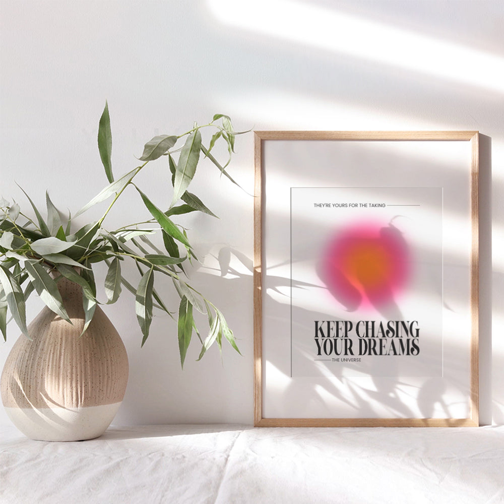 Aura Inspirational Quotes Wall Decor - Motivational Wall Art Gifts for Women - Inspiring Womens Office Decorations - Zen Wall Art - New Age positive Wall Decor- spiritual Decor, Spa Wall Decor 8x10