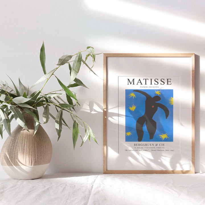 Henri Matisse - Matisse Wall Art - Minimalist Wall Art - Matisse Print - Matisse Poster, 8x10 - Abstract Art - Aesthetic Pictures - Mid Century Modern Wall Art - Line Art Decor - Minimal Wall Art