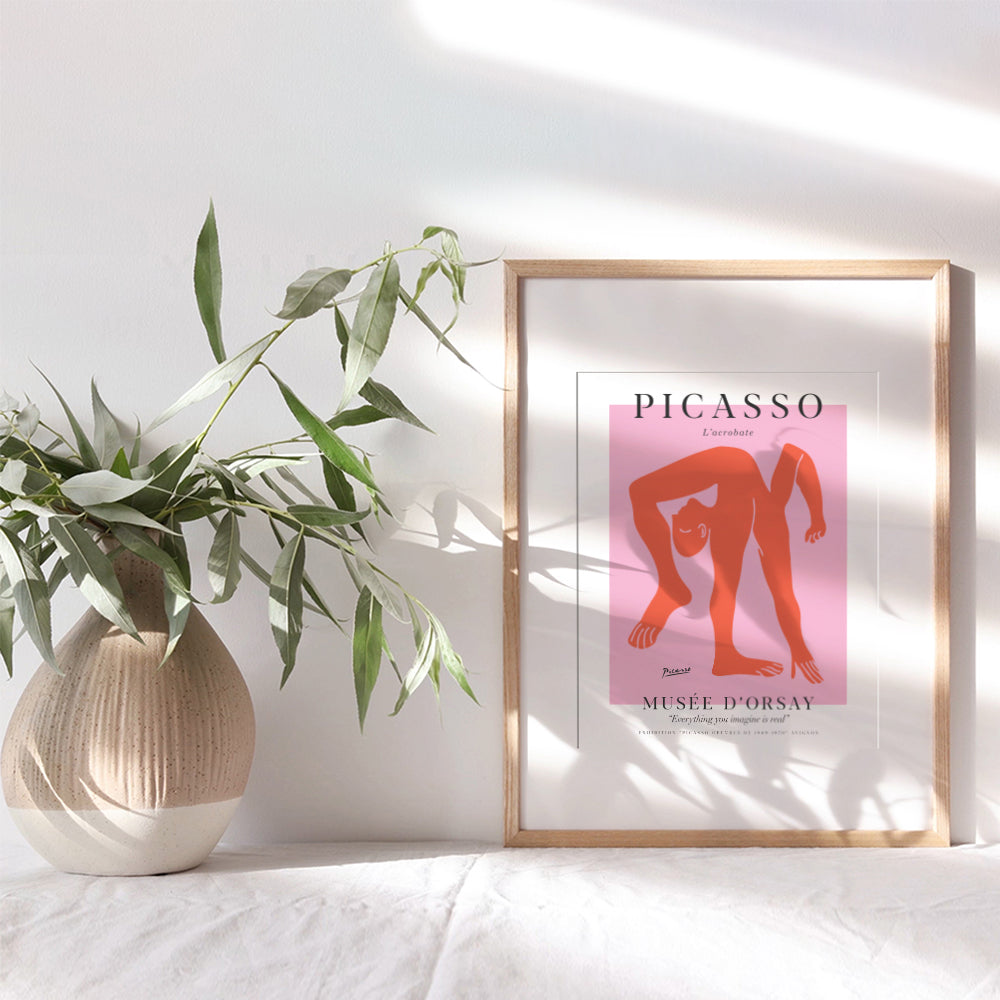 Pablo Picasso Wall Art - Pablo Picasso Poster - Pablo Picasso Prints - Gallery Wall Art - Museum Poster - Mid-Century Modern Decor - Abstract Art - Minimalist Wall Decor - Art Gifts for Women - 8x10