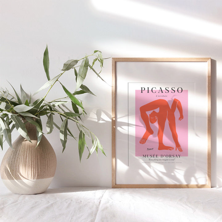 Pablo Picasso Wall Art - Pablo Picasso Poster - Pablo Picasso Prints - Gallery Wall Art - Museum Poster - Mid-Century Modern Decor - Abstract Art - Minimalist Wall Decor - Art Gifts for Women - 8x10