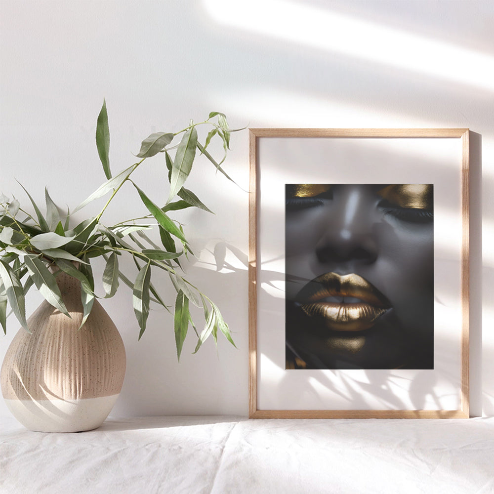 African Americans Wall Art for Women - Black women Black Art - Black Girl Wall Art - African American Decor - African American Art - Aesthetic Room Decor - Living room Bedroom Dining Room Home Decor