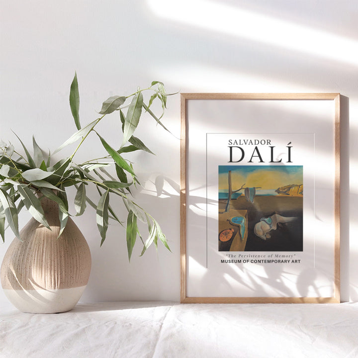 Salvador Dali Clock Wall Art & Decor - Gallery Wall Art - Salvador Dali Prints - Surrealism Wall Art - Museum Poster - The Persistence of Memory - Aesthetic Room Decor