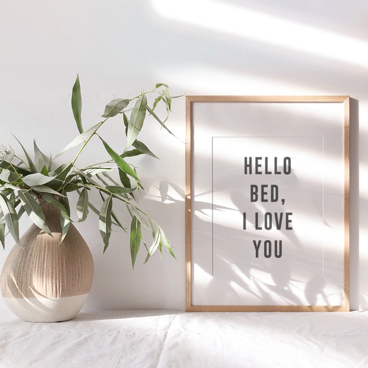 funny Sayings Minimalist Room Decor - Cute Bedroom Wall Decor for Women - funny Quotes Wall Art - Gifts for Women, Men, Teens - Bedroom Wall Art - Scandinavian Home Decor - Cute Sayings