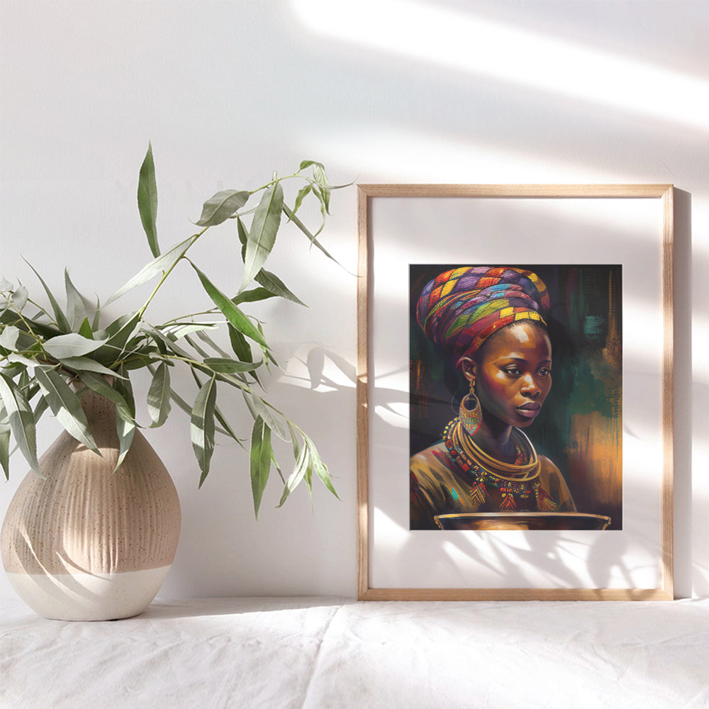 Black Woman Wall Art & Decor - African American Wall Art Black women - African Americans - African American Gifts for Women - Black Girl Decorations - African American Wall Decor - Black Culture