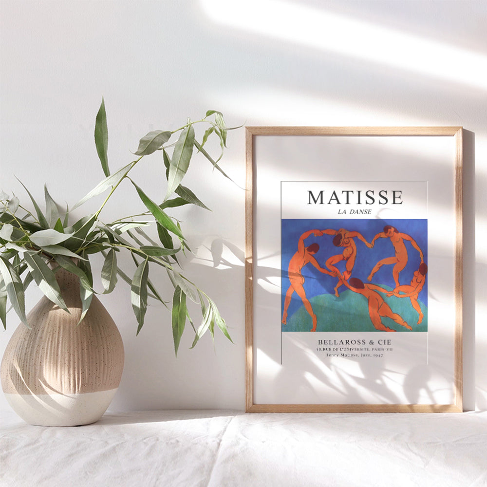 Minimalist Matisse Wall Art & Decor - Matisse Poster - Matisse Print - Gallery Wall Art - Abstract Art - Mid Century Modern Wall Art - Aesthetic Pictures - Henri Matisse Museum Poster - Famous Artists