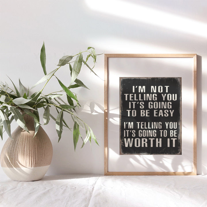 Positive Quotes Wall Decor - Motivational Wall Art - Entrepreneur Wall Art - Motivational Posters - Office Wall Decor - Encouragement Gifts - Inspirational Wall Decor - Inspiring Quotes Wall Decor