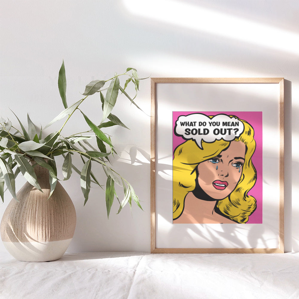 Wall Decor for Women - Home Decor for Women - Aesthetic Eclectic Indie Trendy Room Decor - Funny Preppy Wall Art - Daughter Gifts - Fashion Wall Art - Bedroom Decor for Women - Teen Girls Room Decor