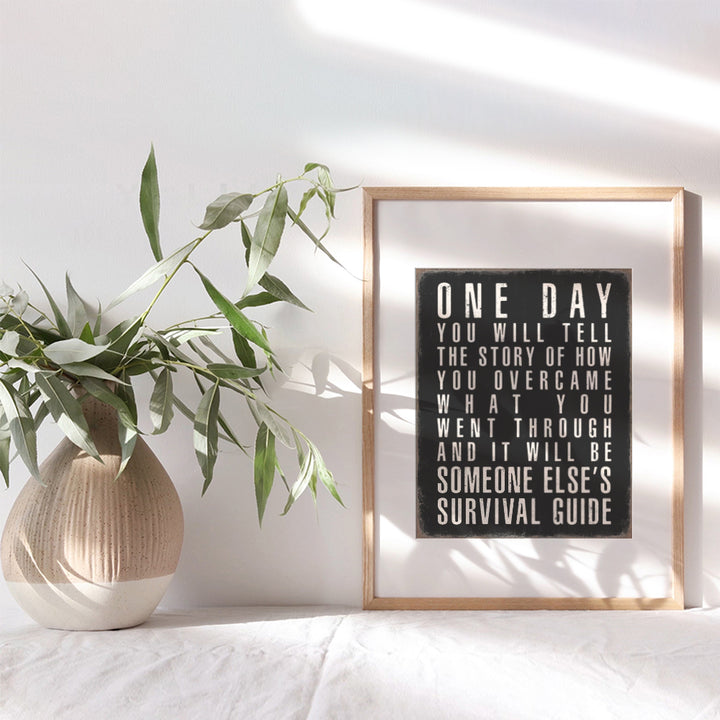 Black Office Decor Inspirational Quotes - Positive Quotes Posters for Men - Home Office Success Wall Art - executive Motivational Gifts for Him - Motivation Gym Wall Decor - Rustic small Office Decor