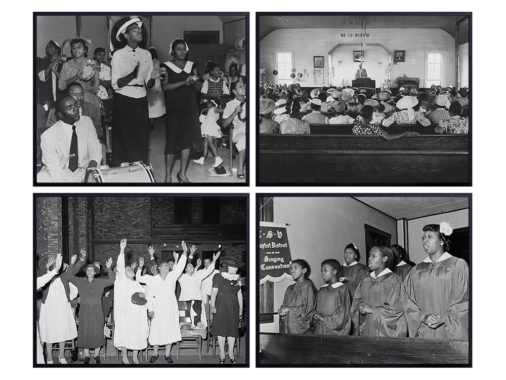 African American Wall Art - Black History - Religious Wall Decor - Black Culture - African American Culture - Christian Church - Afro Wall Art - Black Christian Wall Art - Vintage Historic Photos