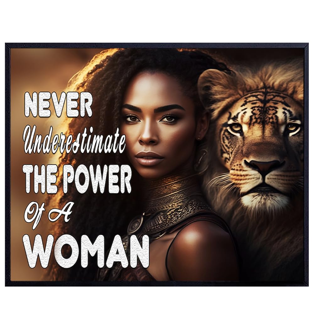 Inspirational Wall Decor, Black women - African American Wall Art - Women&