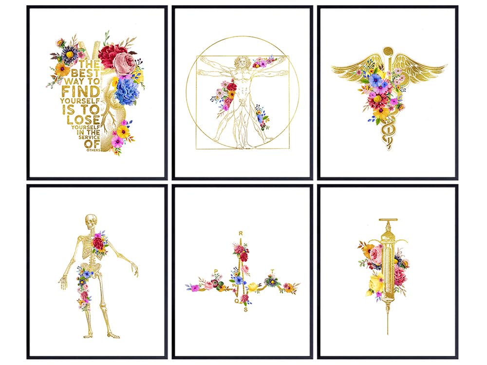 Physician Assistant &amp; Er Nurse Appreciation Art 11x14 - Hospital Wall Decor for RN Gifts - Nurse Decorations - Physician Assistant Gifts &amp; Nurse Office Decor - Nurse Gifts for Women - Wall Art Set