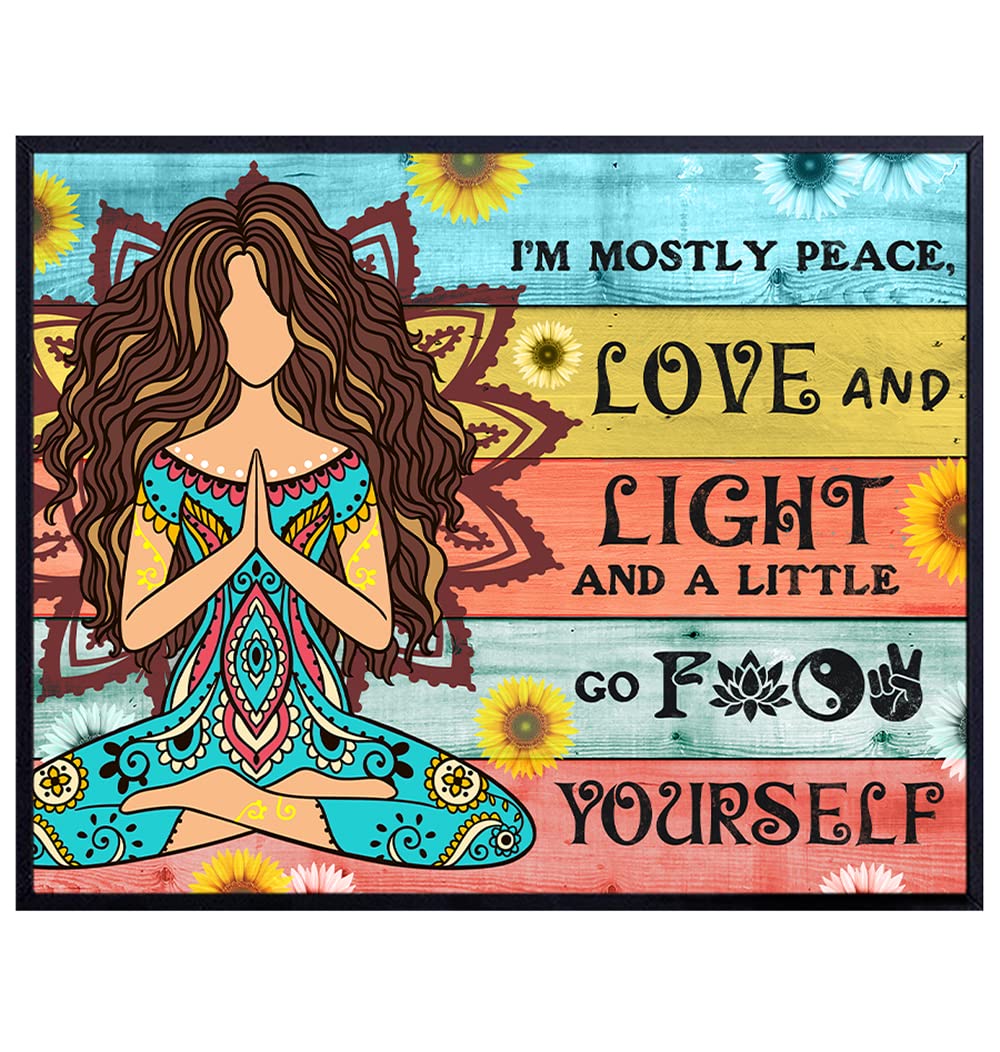 Zen Meditation Boho-chic Wall Art &amp; Decor - I&
