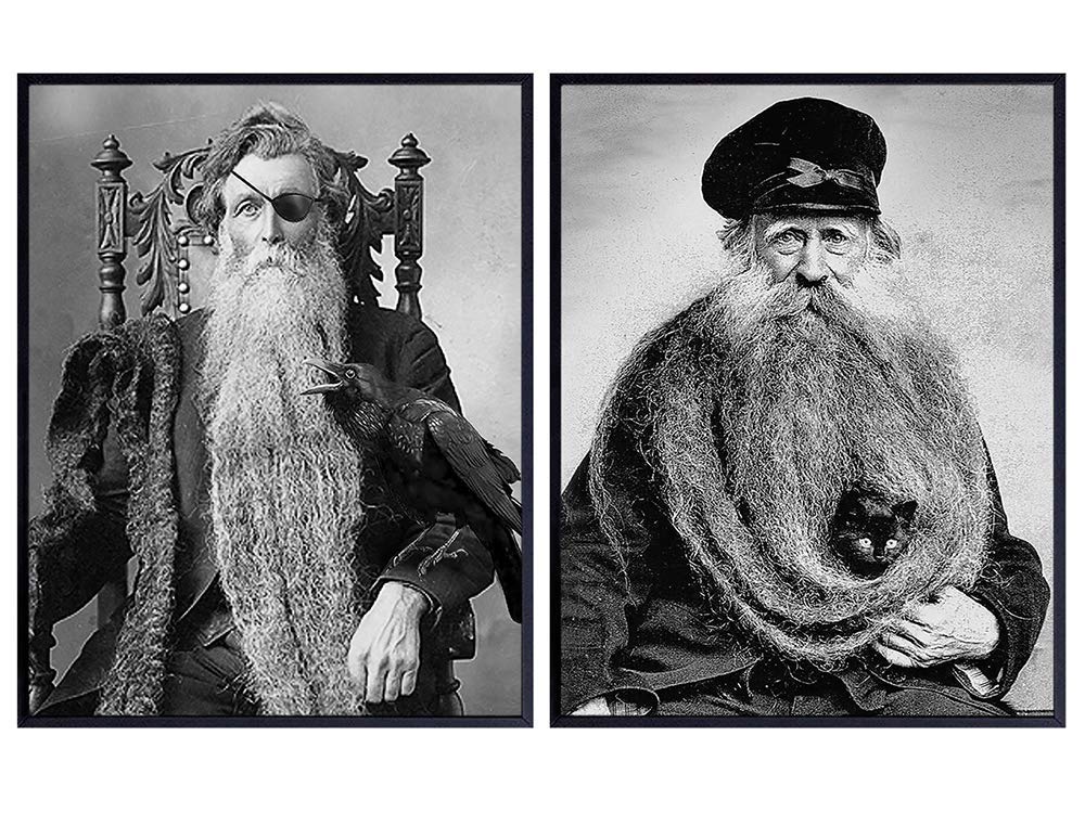 Odin - Goth Black Cat Wall Art - Raven Wall Art - Gothic Home Decor - Gift for Wicca, Wiccan, Black Magic, Witchcraft, Norse Mythology, Medieval Decor - Weird Creepy Scary Vintage Photo Picture Poster