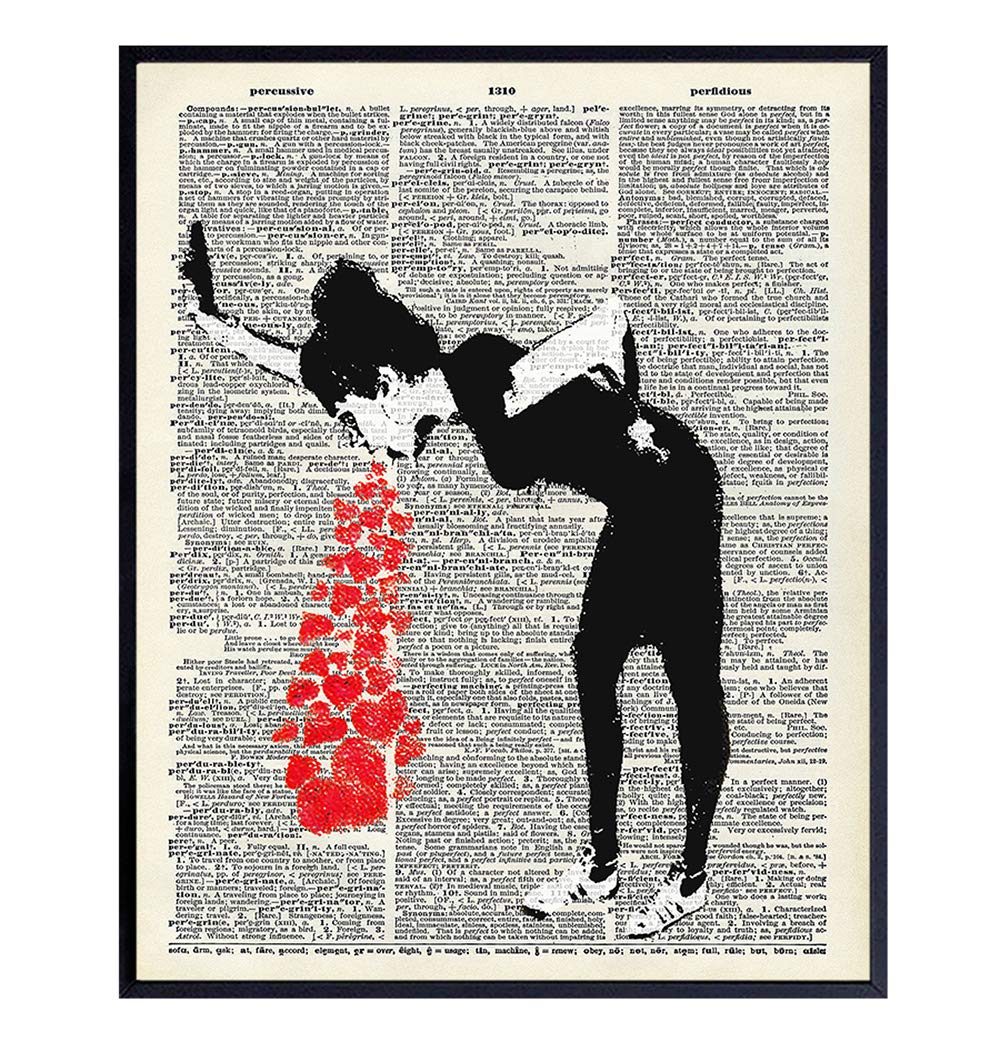 Banksy Graffiti Dictionary Art - 8x10 Photo Print - Cool Unique Gift for Urban Mural Fans - Original Unframed Room, Home Decor, Wall Decoration Poster